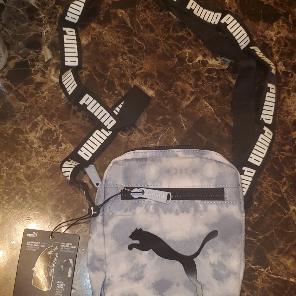 Puma Rhythm Grey-ish Muted Blue Cross-Body Bag